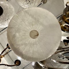 Pair of Large Alabaster Fixtures, Sold Individually