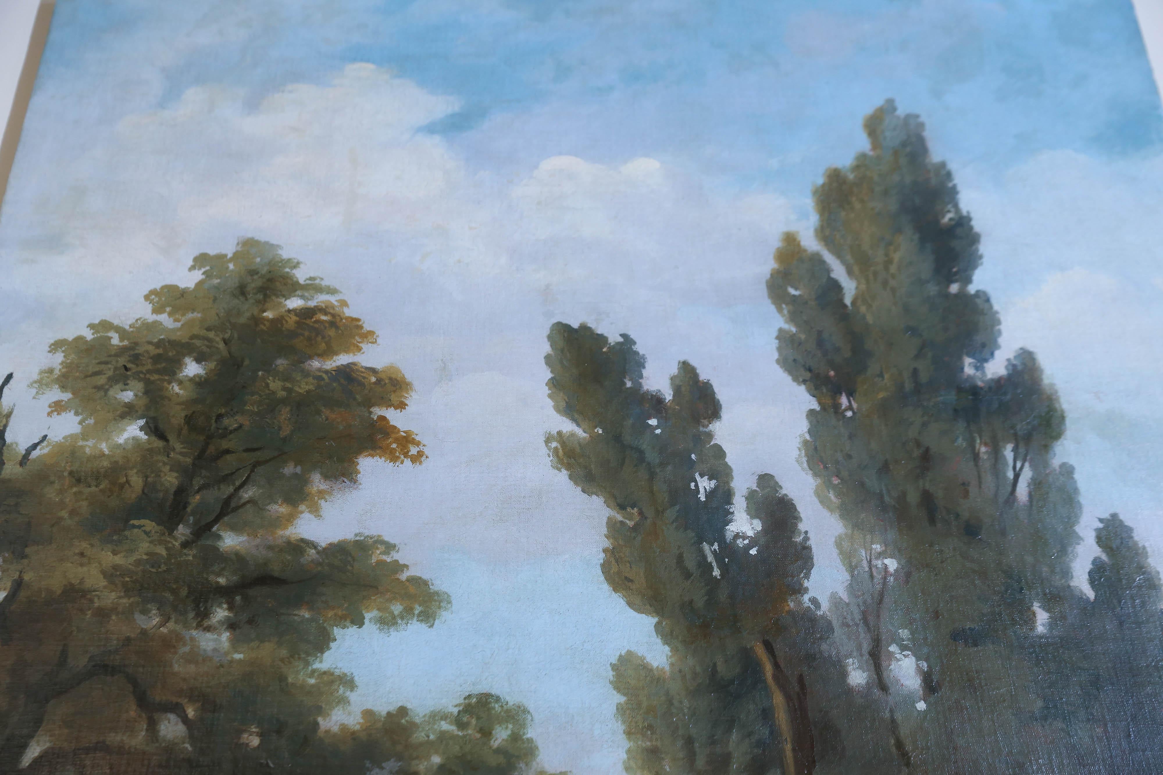 Pair of Large and Majestic European Oil Paintings 5