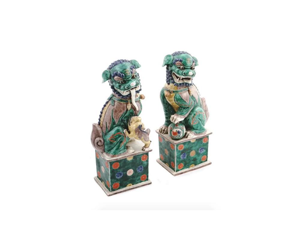 chinese foo dog statue antique