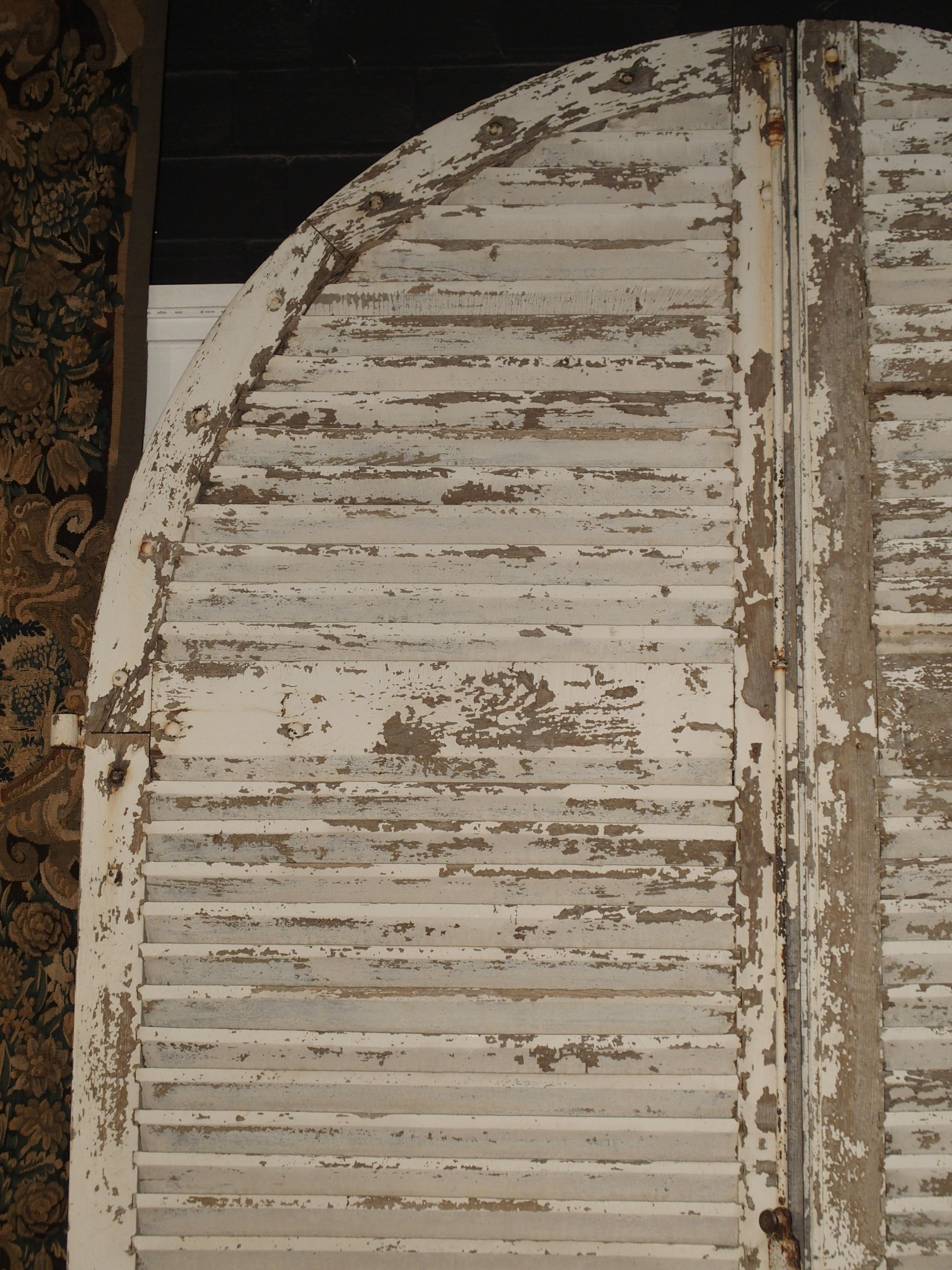 Pair of Large Antique French Door Shutters from a Chateau, 19th Century For Sale 6