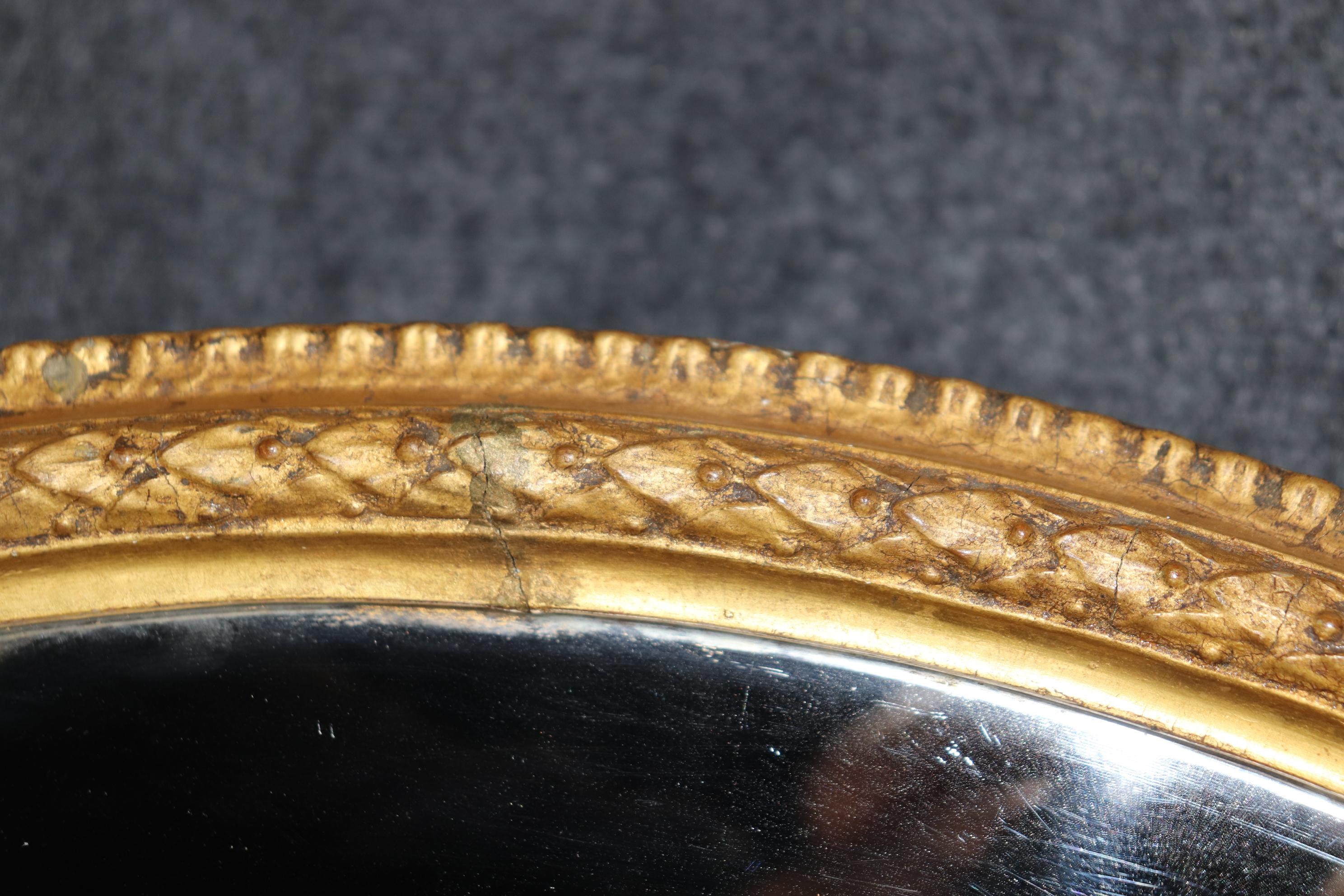 Paire de grands miroirs géorgiens antiques en bois doré avec Lights en vente 1