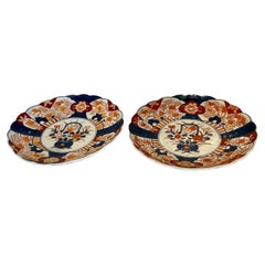 Pair of Large Antique Quality Imari Plates