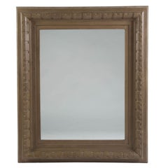 Pair of Large Architectural Wooden Framed Mirrors