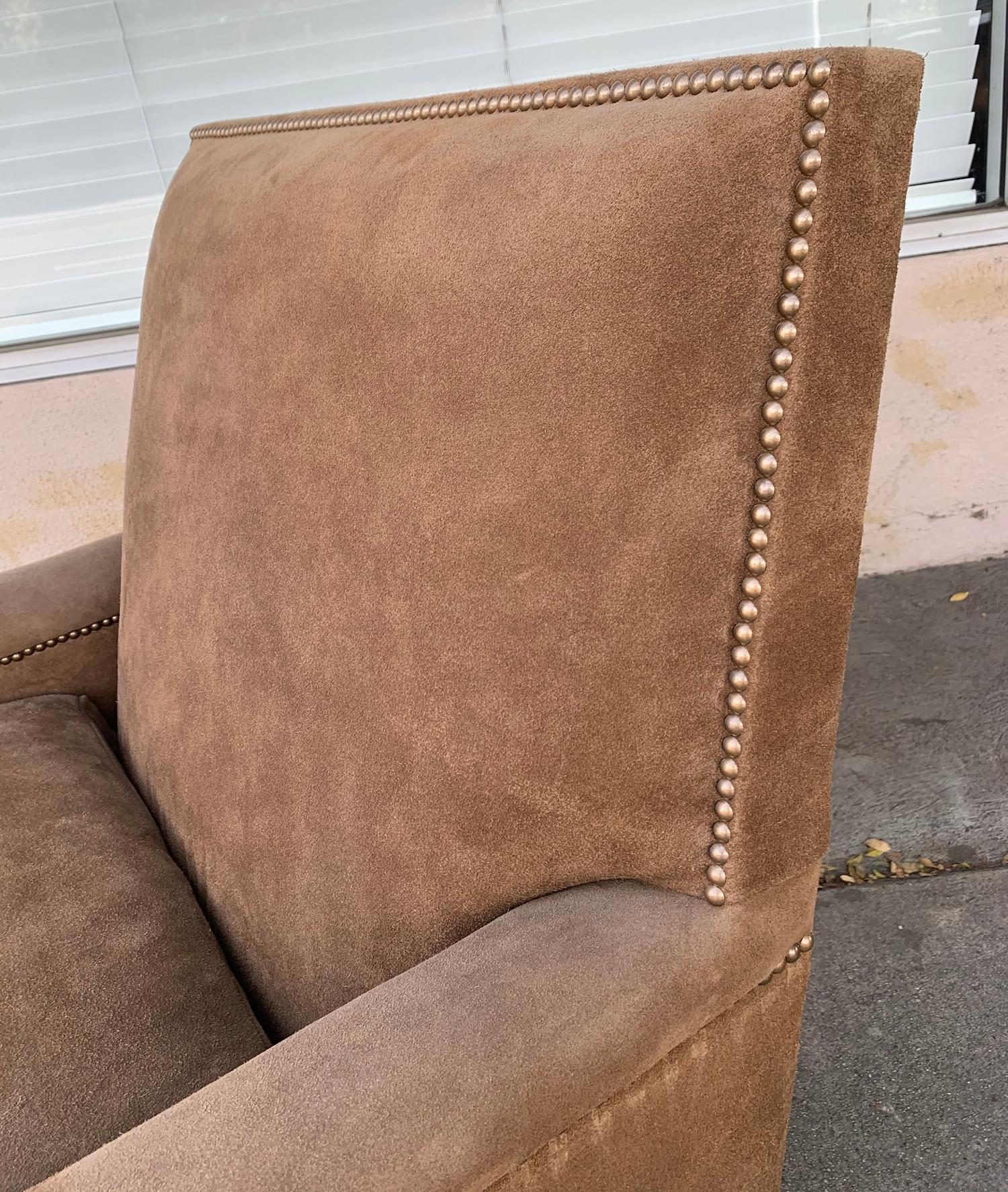 suede armchairs