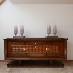 Pair of Large Art Deco Belgium Table Lamps