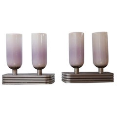 Pair of Large Art Deco Belgium Table Lamps Pair of Large Art Deco Belgium Table Lamps