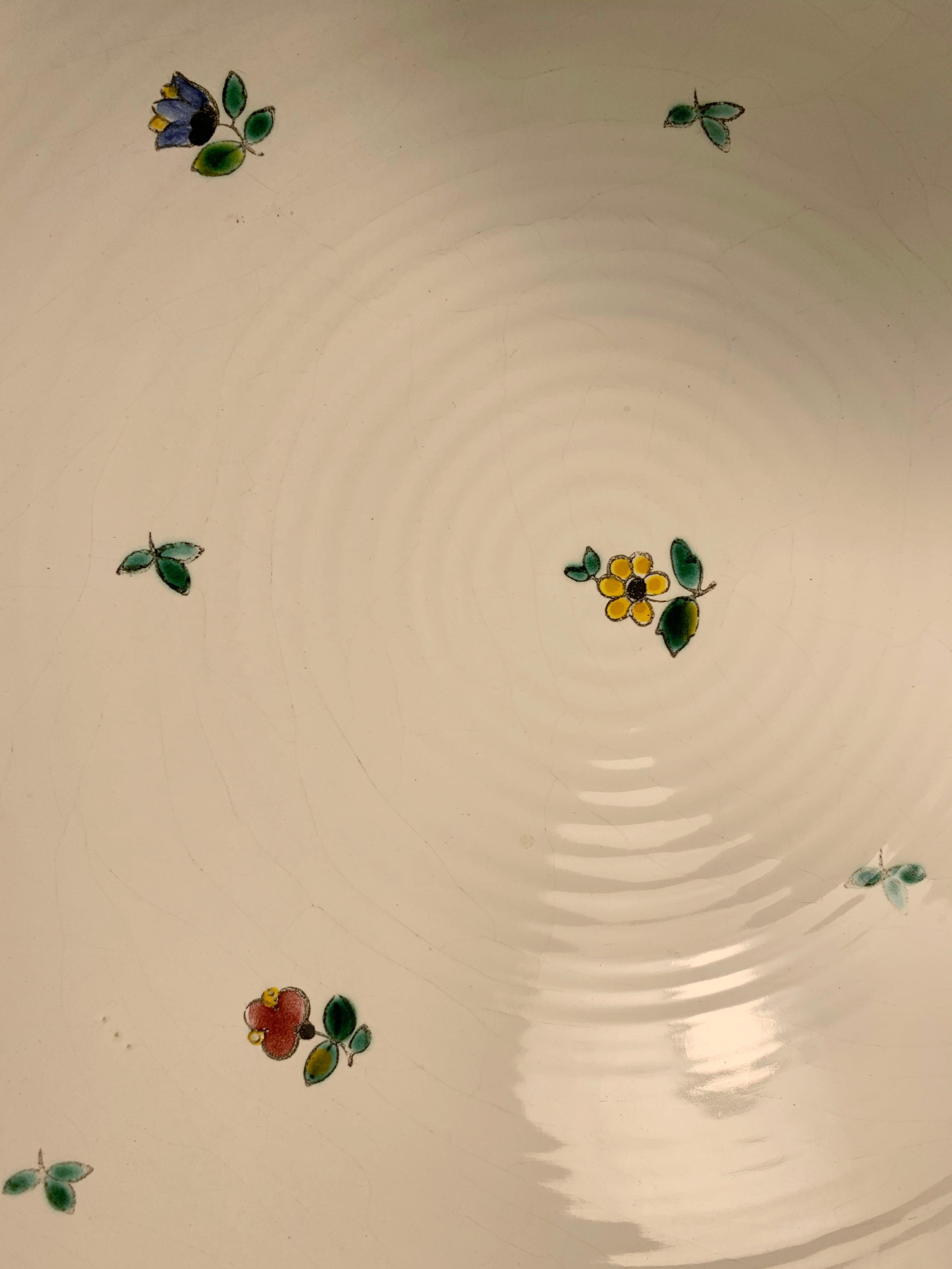 Pareja de grandes platos de cerámica austriaca para tartas de Gmunder Keramik Austríaco en venta