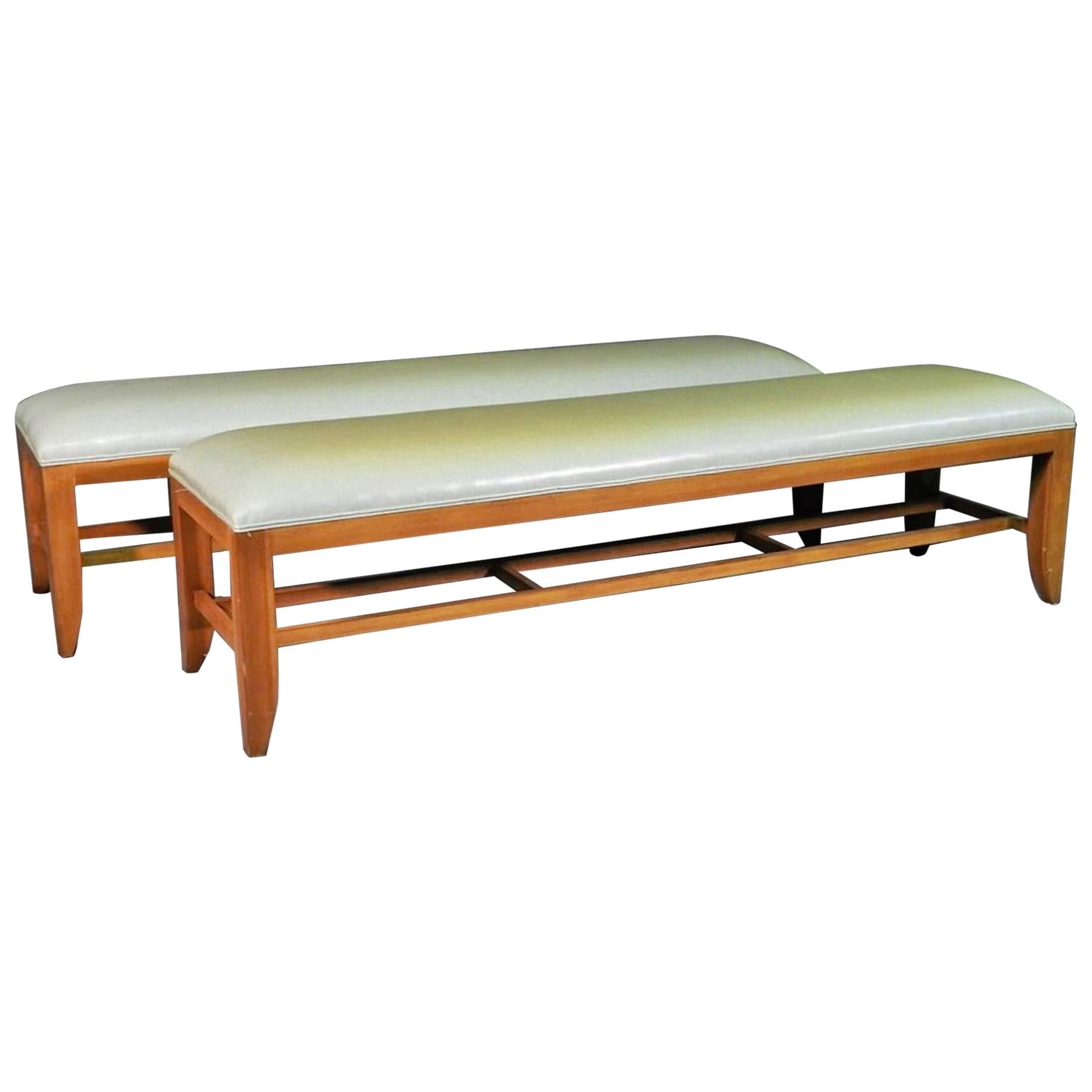 Pair of Large Benches For Sale