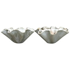 Pair of Large "Biomorphic" Planters by Willy Guhl