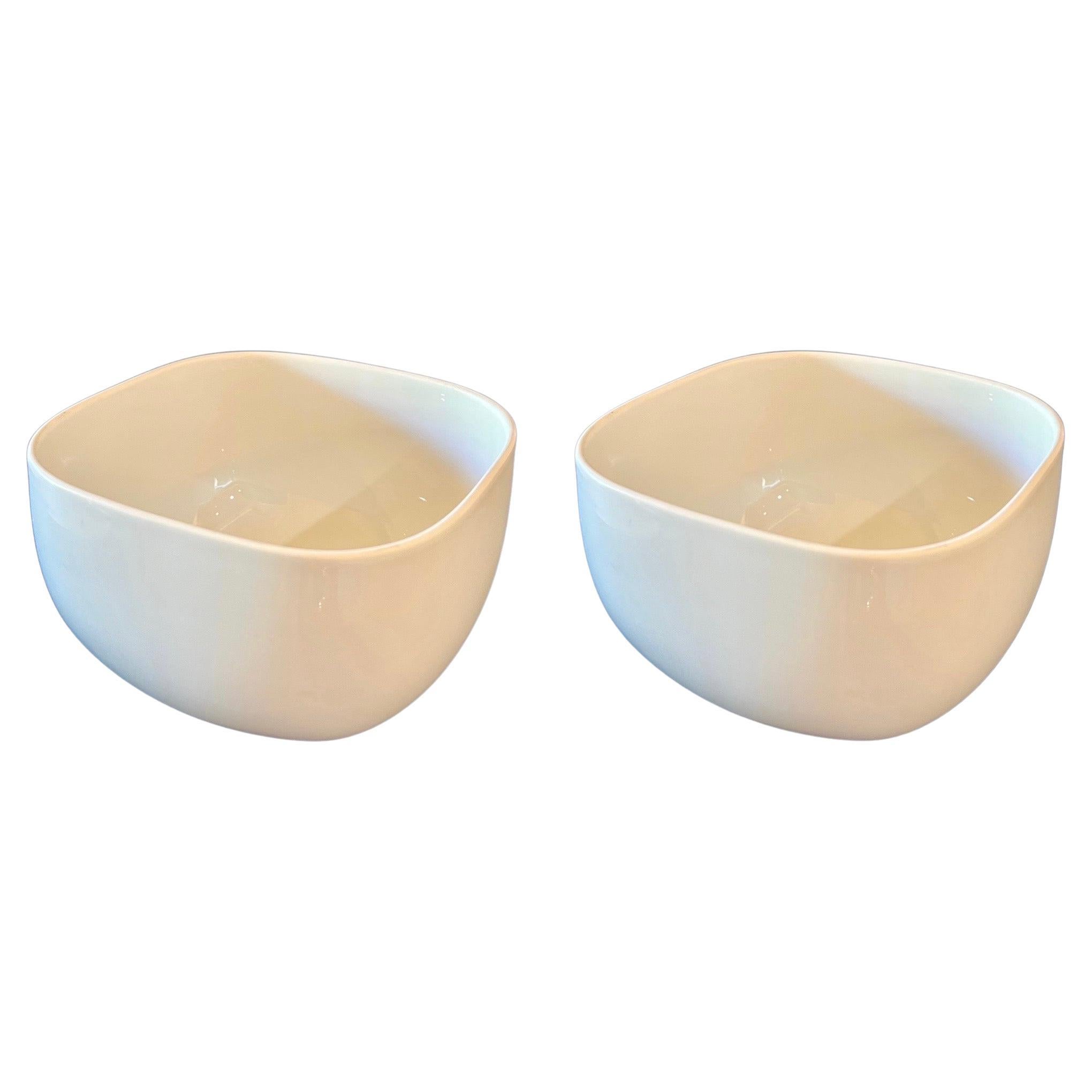 Pair of Large Bowls Designed by Timo Sarpaneva for Rosenthal Studio