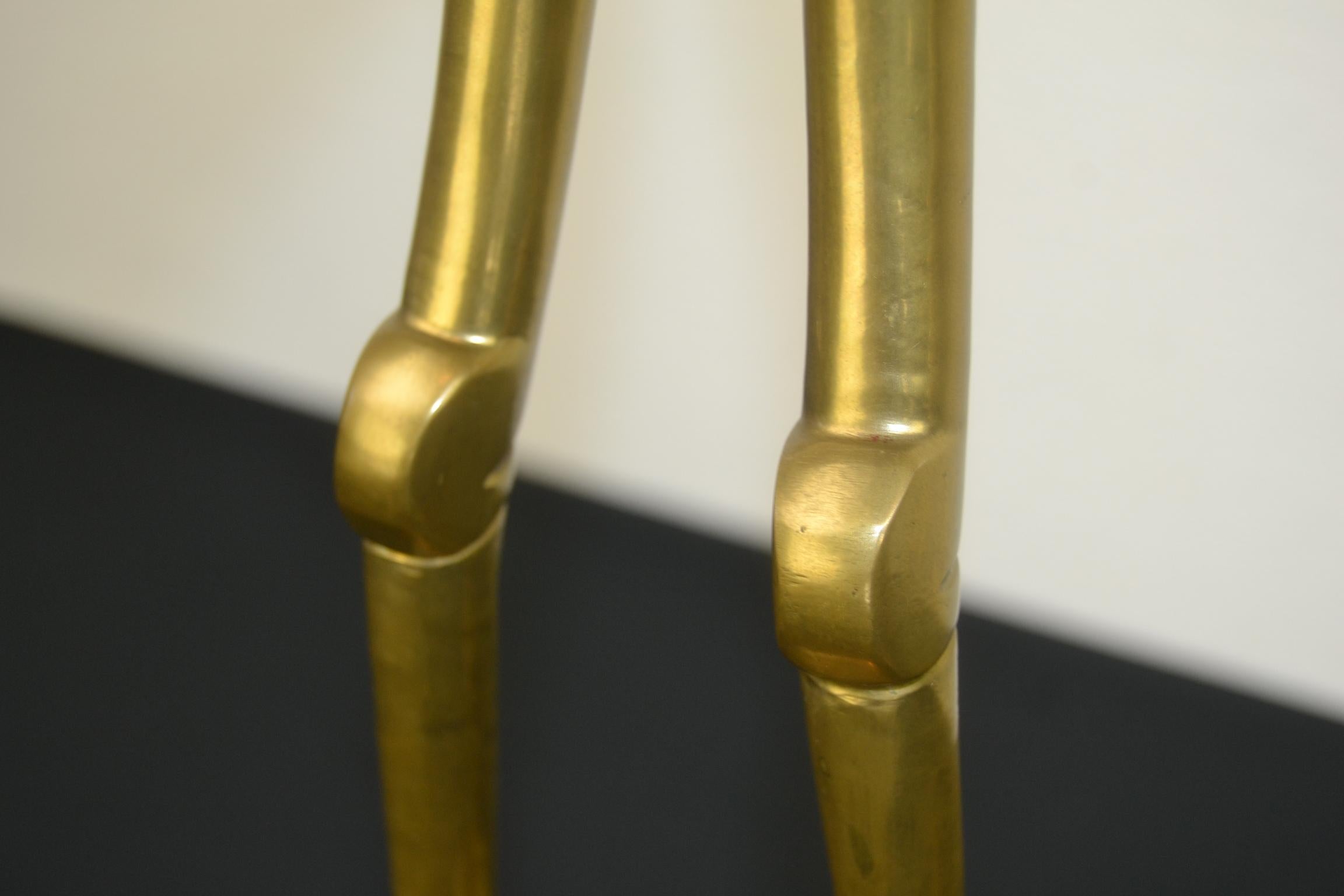 Coppia di grandi sculture di uccelli gru, anni '60 5