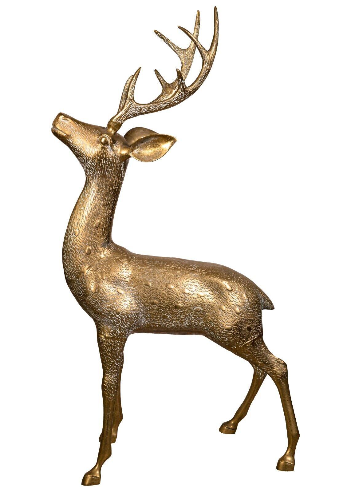 brass deer figurines