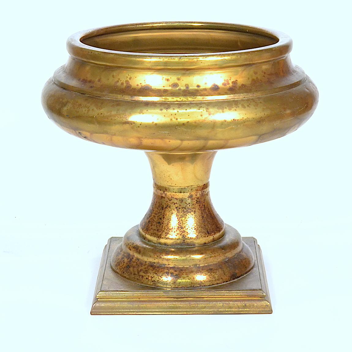 European Pair of Large Brass Jardinière For Sale