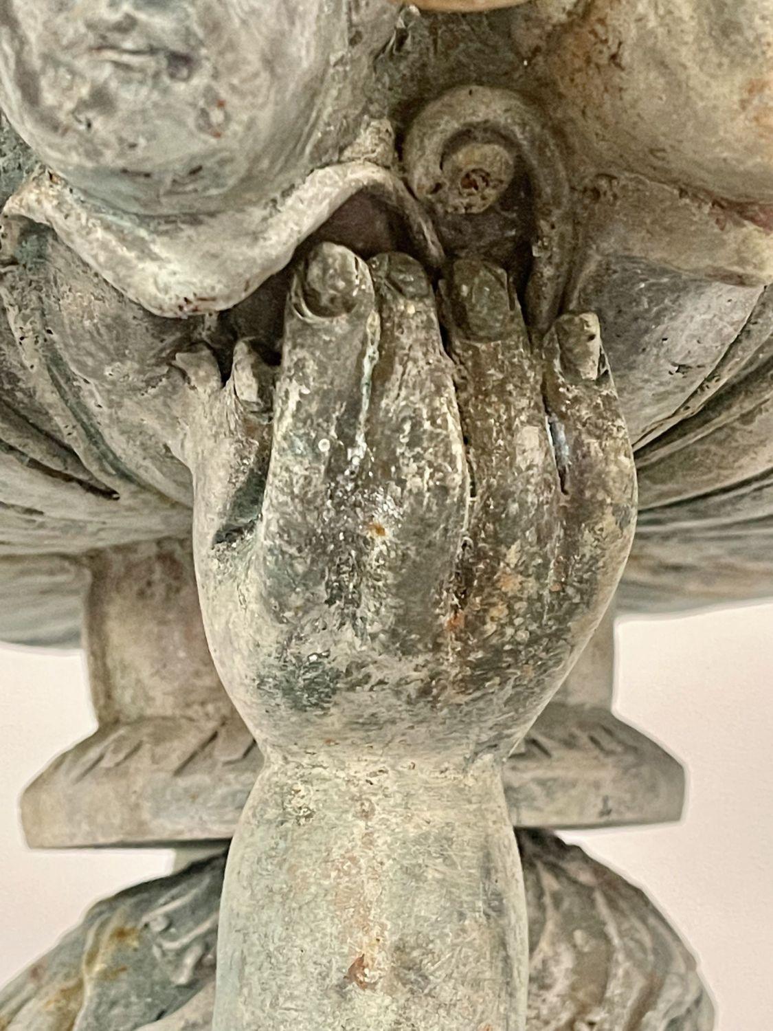 Pair of Large Bronze Cherub Planters, Tureens, Roman, Greek Neoclassical 2