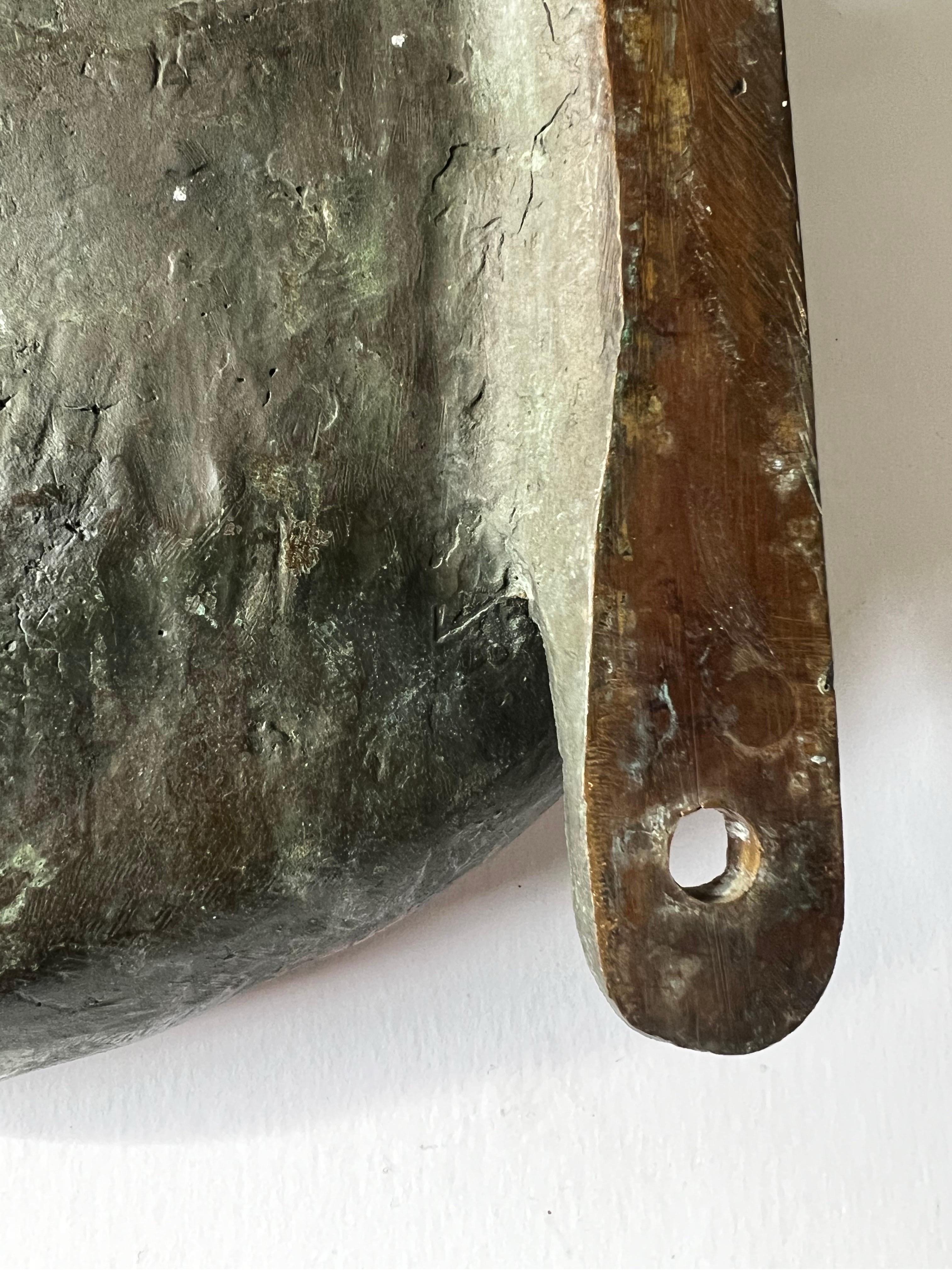 Pair of Large Bronze Door Handles in the Shape of Shells 7