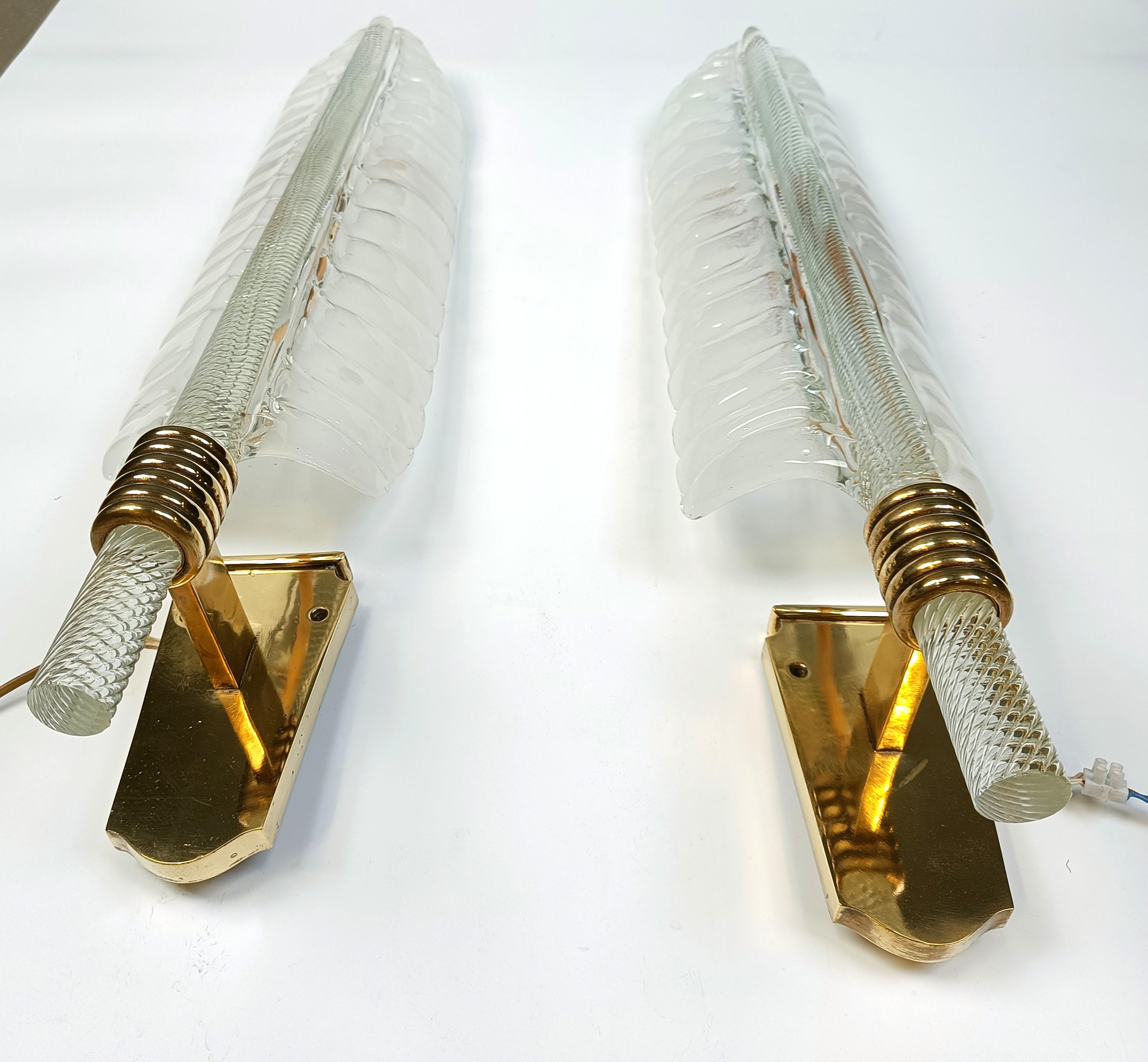 Brass Pair of Large by Andre Arbus (1903-1969) & Veronese, 1950s For Sale