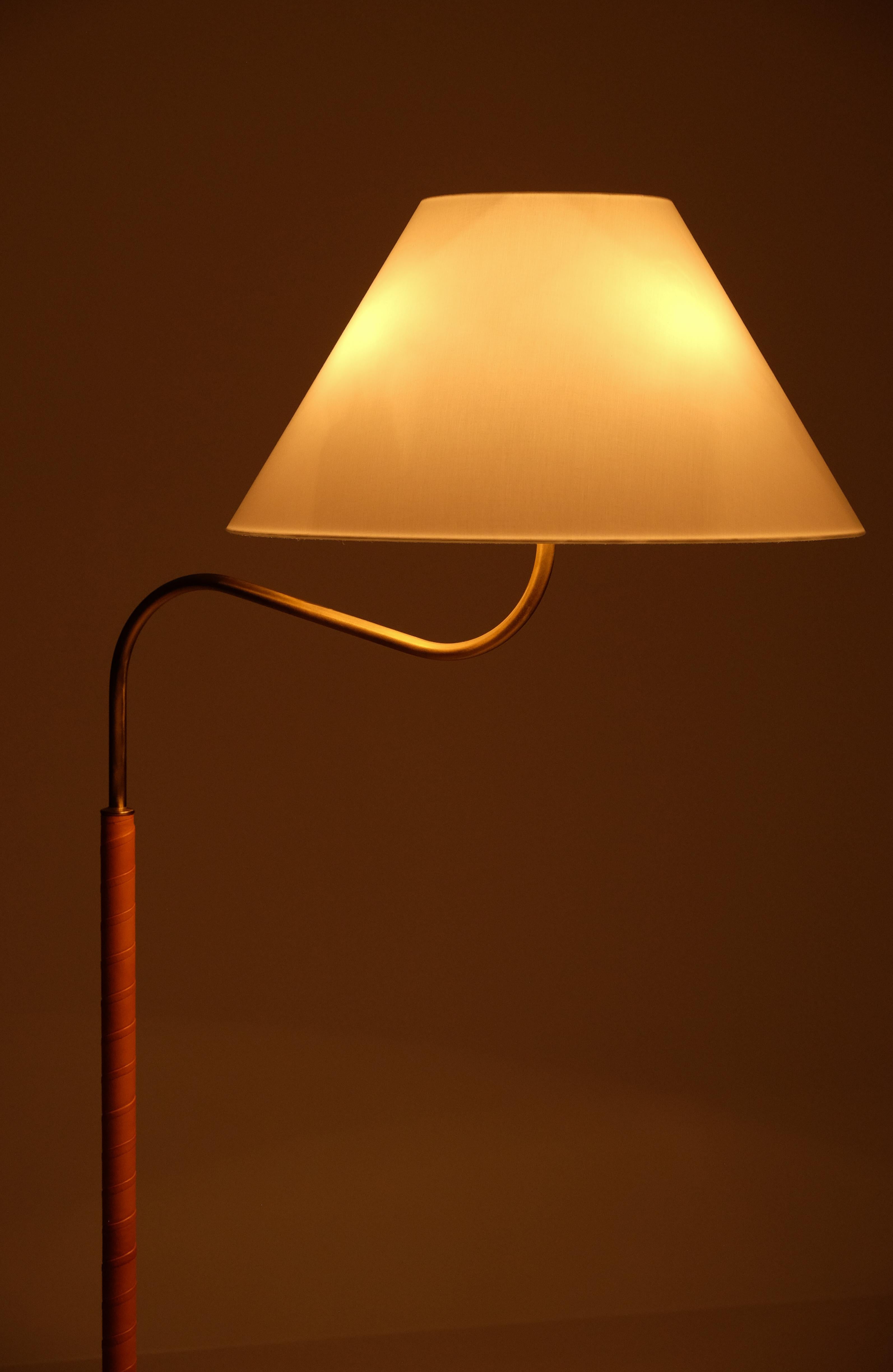 Pair of 'Large Camel' Floor Lamps by Josef Frank, Sweden, 1960s 5