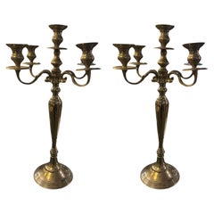 Paire de grands chandeliers
