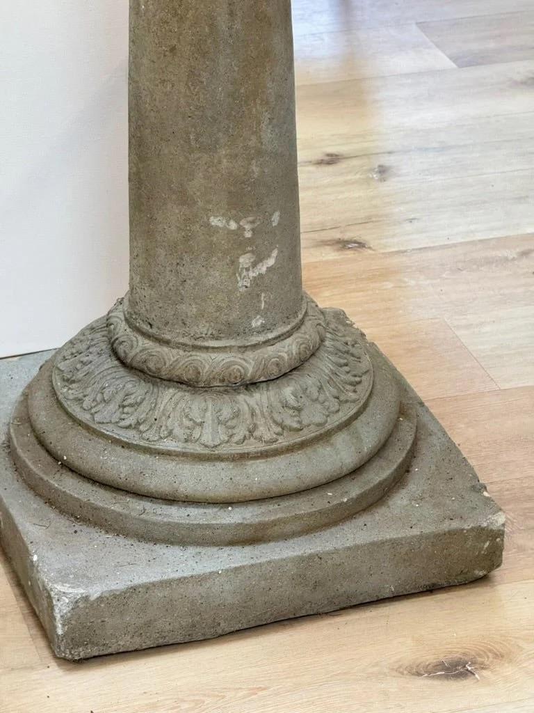 Pair of Large Cast Stone Urns For Sale 3