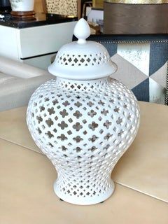 Pair of Large Ceramic Ginger Jars
