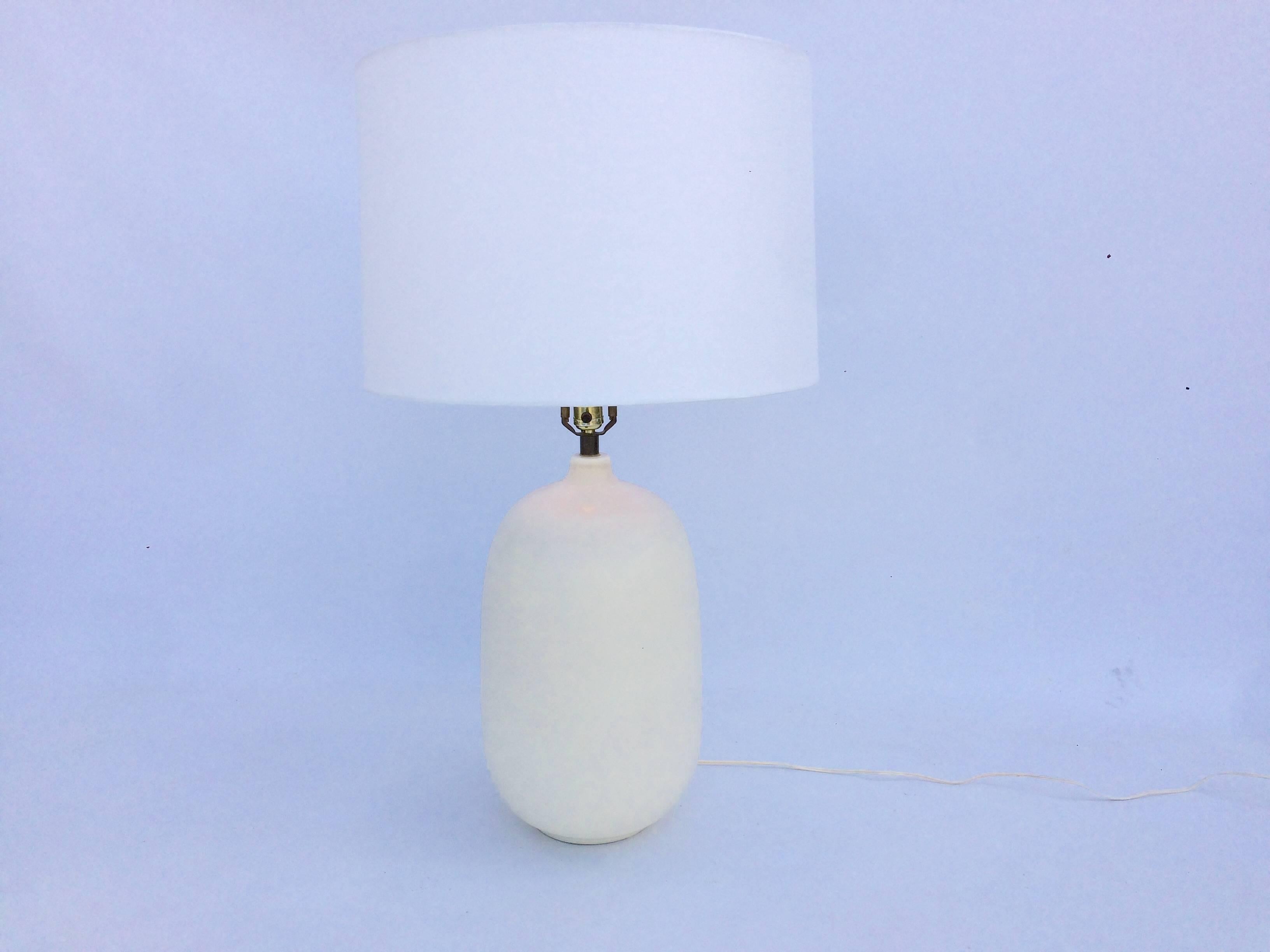 Pair of Large Ceramic Lamps by Lotte and Gunnar Bostlund 5