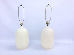 Pair of Large Ceramic Lamps by Lotte and Gunnar Bostlund