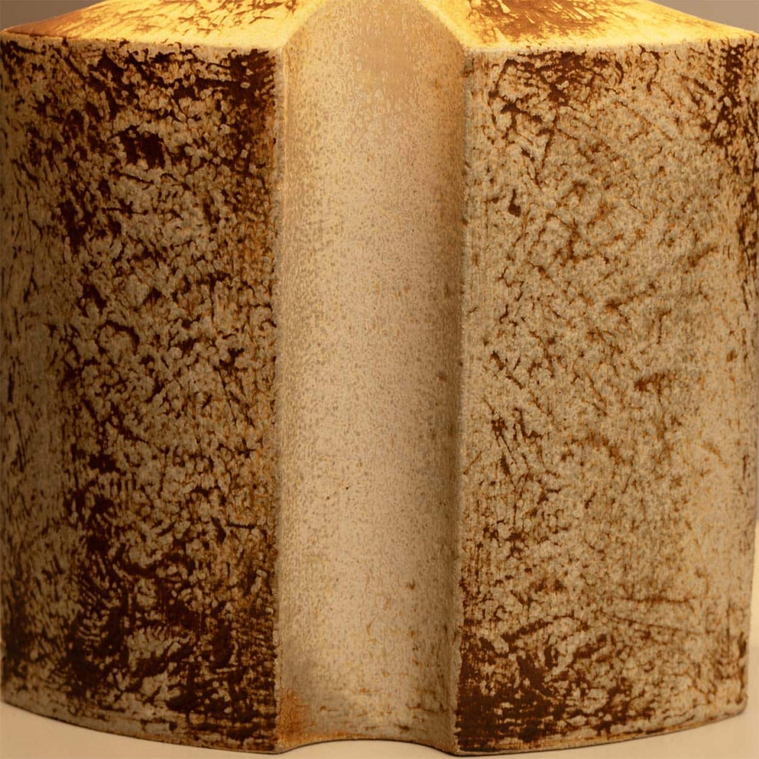 Pair of Large Ceramic Table Lamps for Soholm by Haico Nietzsche, Denmark 1960 mediados del siglo XX en venta