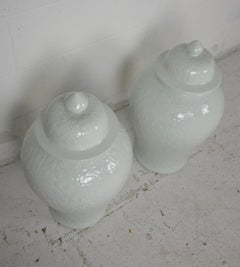 Pair of Large Chinese Baluster Vases