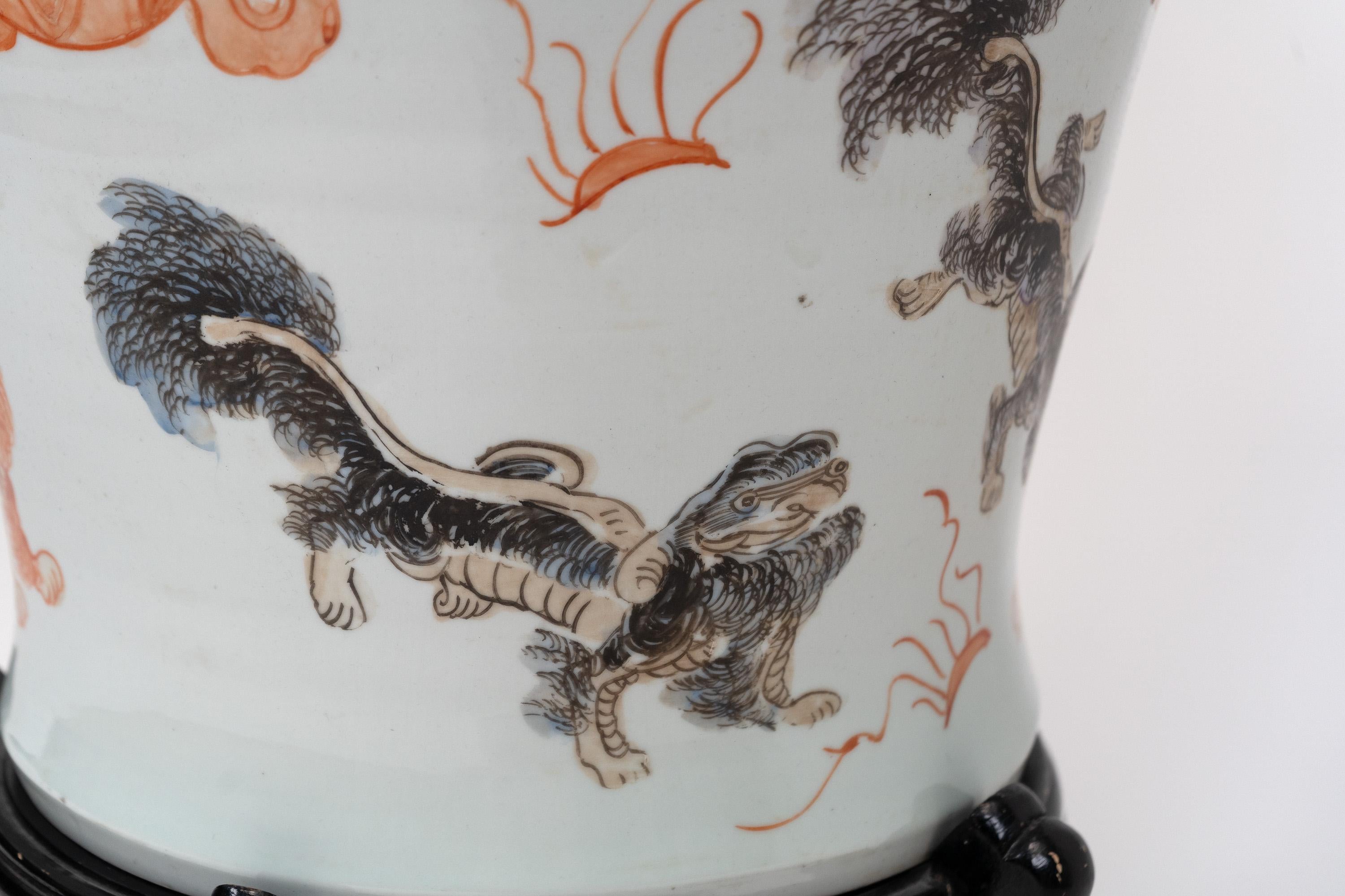 19th Century Pair of Large Chinese Vases For Sale