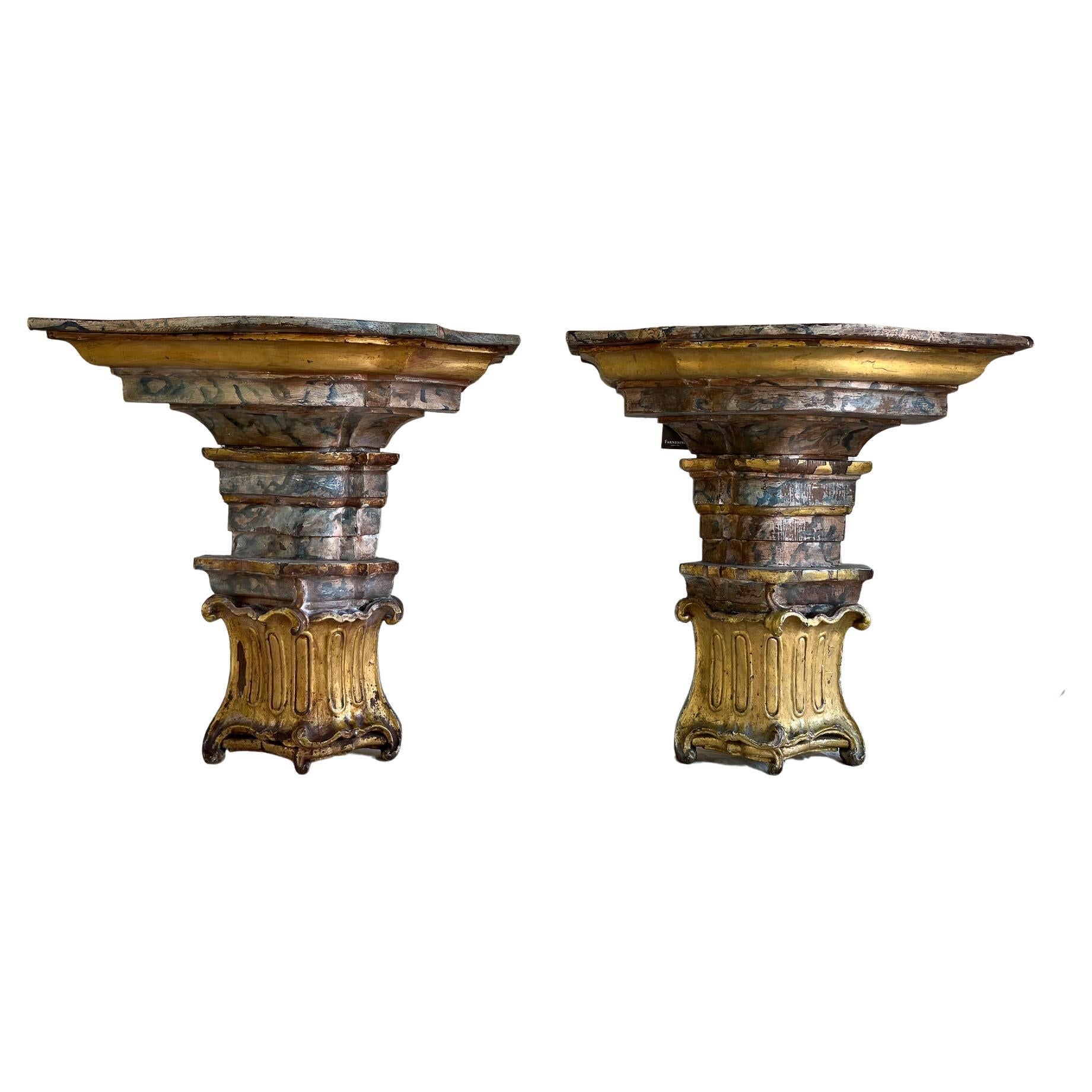 Pair of large corbels Portugal 18th century For Sale