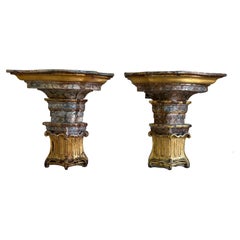 Pair of large corbels Portugal 18th century