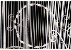 Pair Of Large Decorative Vintage Wire Bird Cages