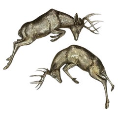 Pair of Large Deer Sconces