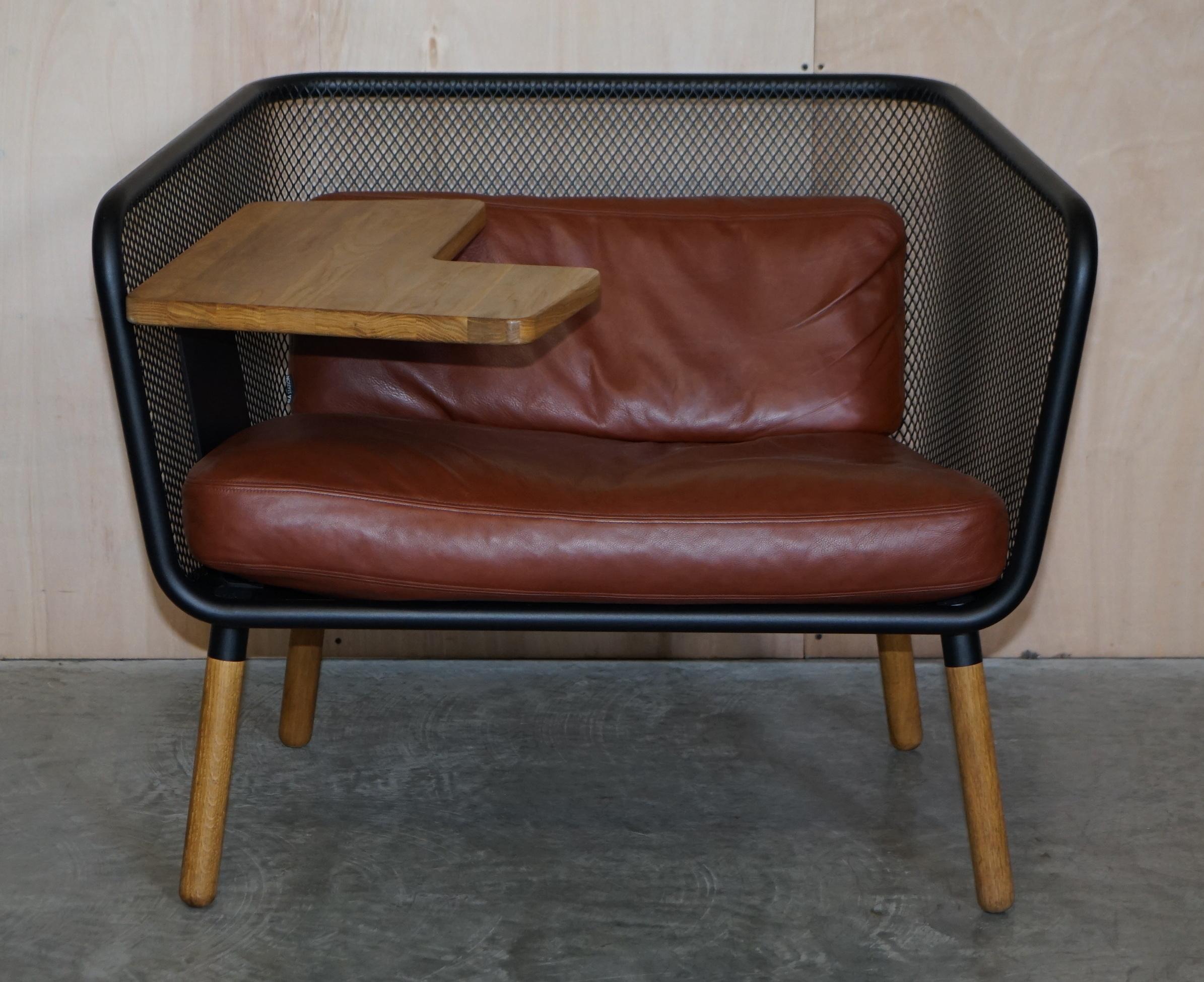 Paire de grands fauteuils design Thomas Bernstrand Bla Station en vente 6