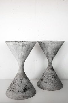Pair of Large "Diablo" Planters by Willy Guhl, Switzerland, 1960's