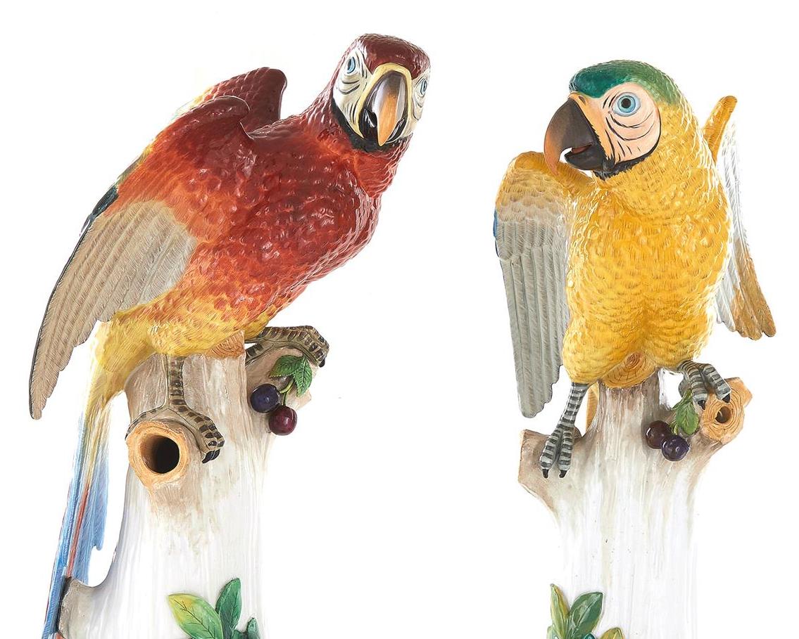 porcelain parrots for sale