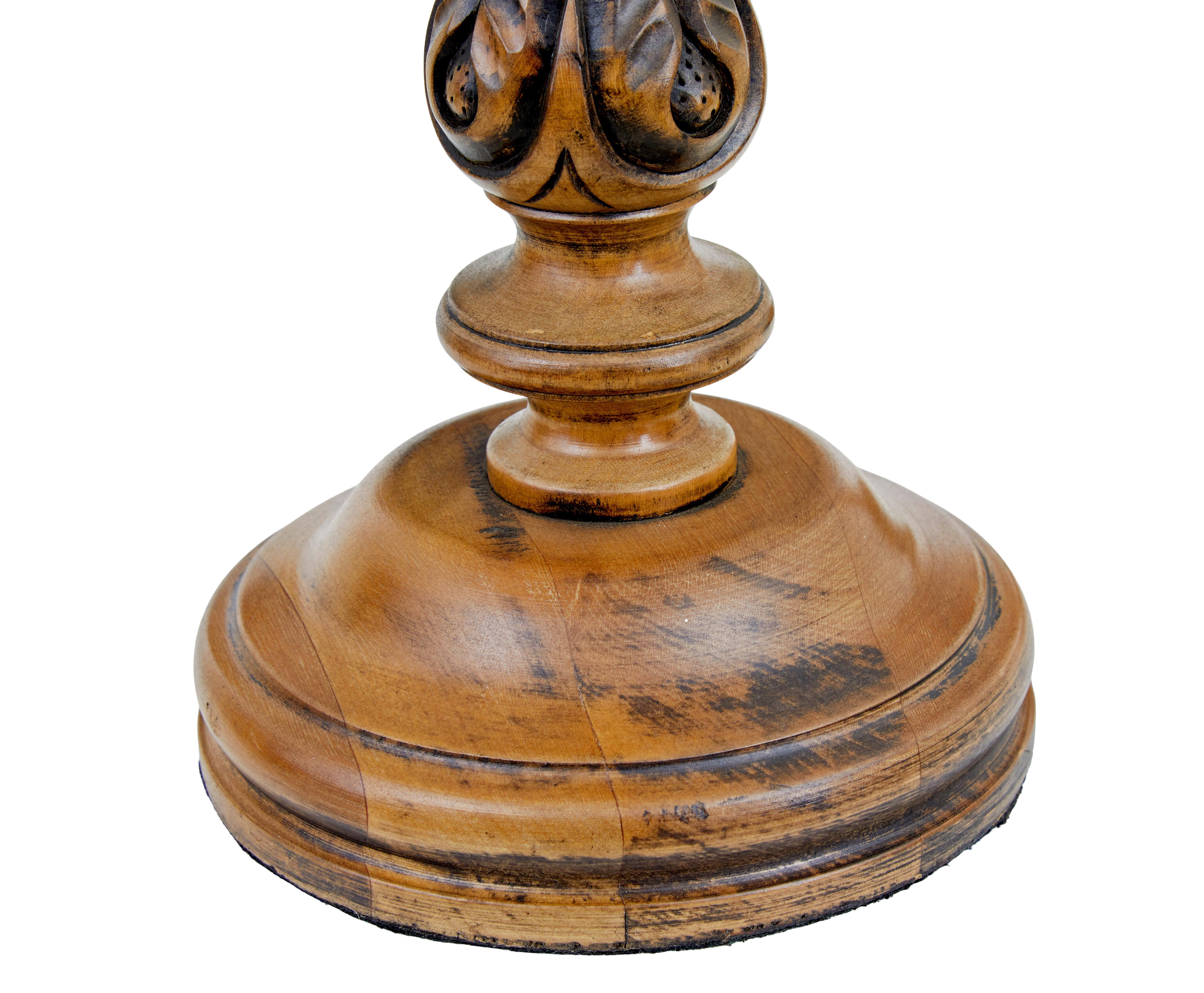 Pair of large early 20th century candlesticks In Good Condition For Sale In Debenham, Suffolk