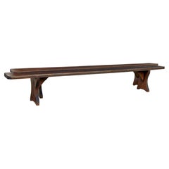 Pair of large early 20th century Scandinavian pine benches