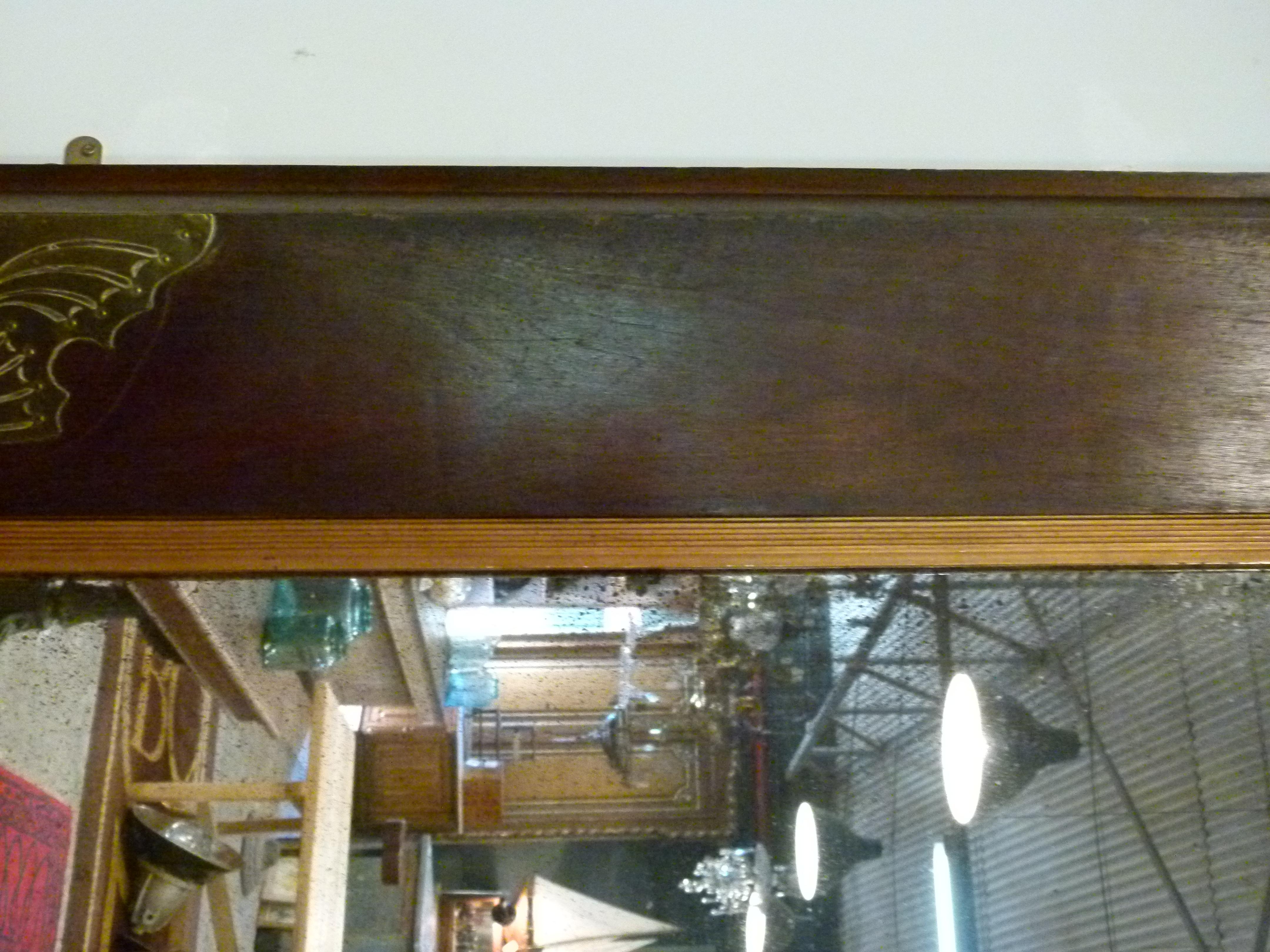 Pair of Large Early 20th Century Wall Mirrors 1