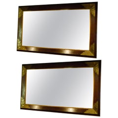 Pair of Large Early 20th Century Wall Mirrors