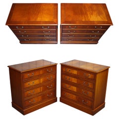 PAIR OF LARGE EDWARDIAN STYLE CHEST OF DRAWERS MADE BY PAUL SMITH BRiGHTON (2/3)