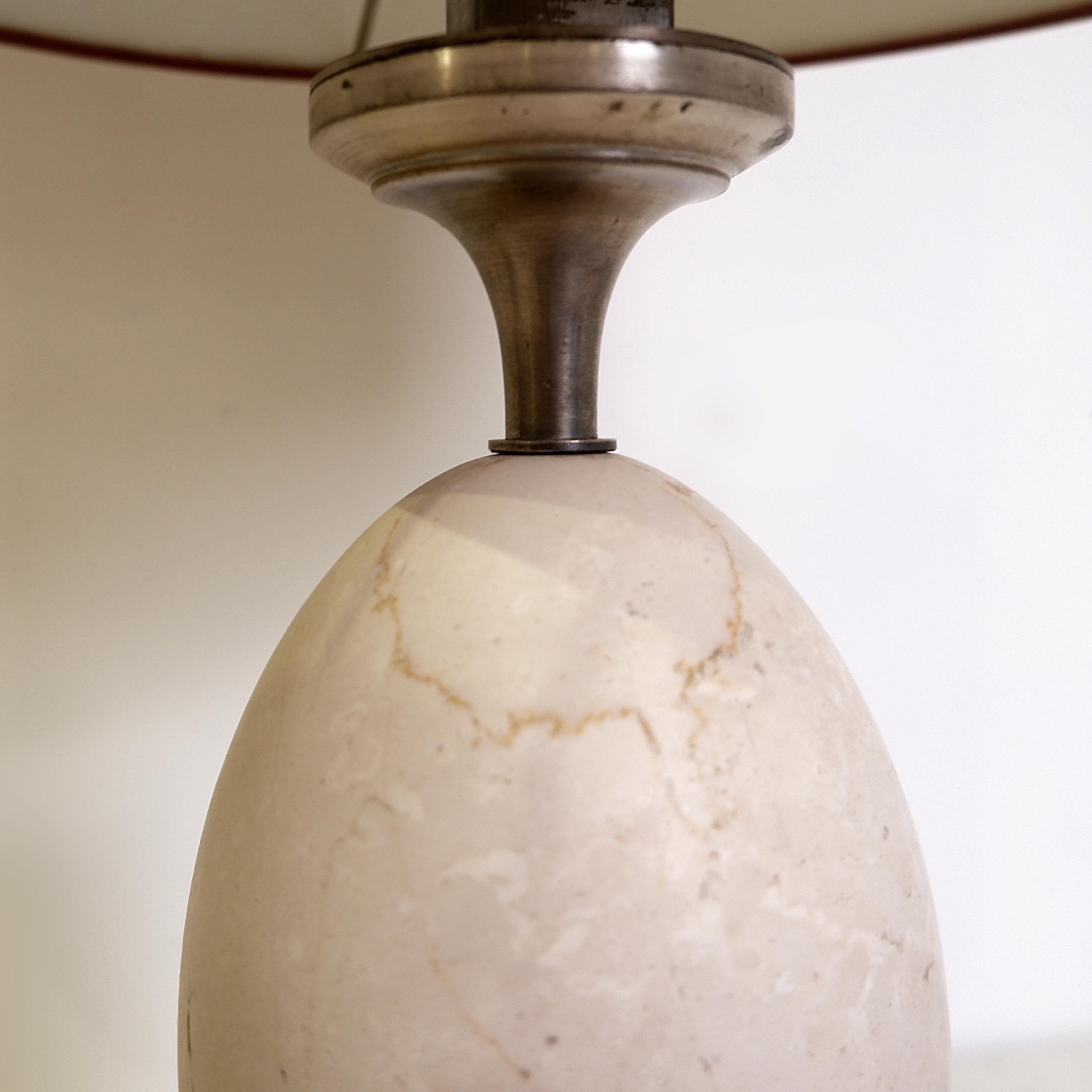Paire de grandes lampes à œuf dans le style de la Maison Charles - 1970 en vente 7