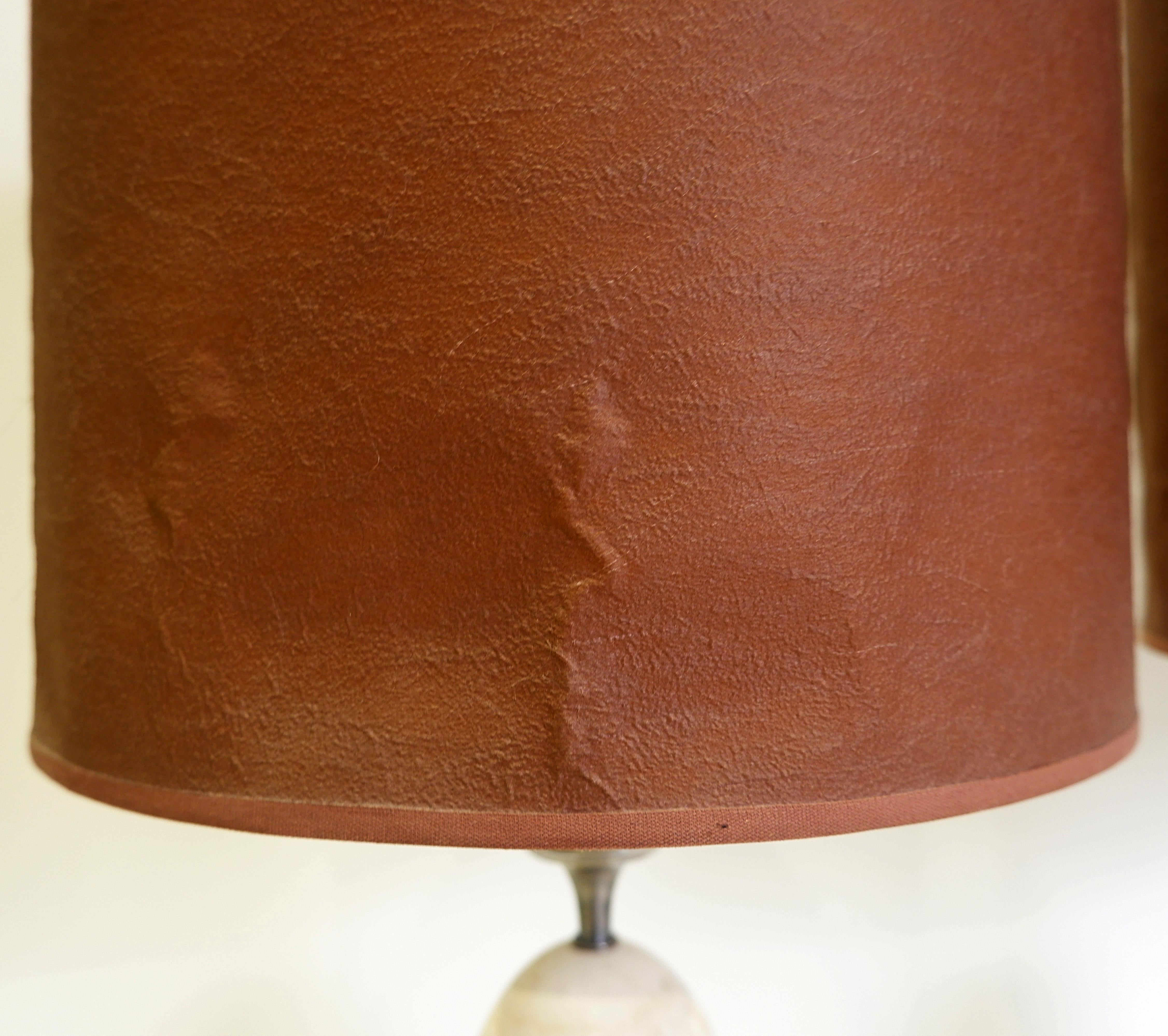 Métal Paire de grandes lampes à œuf dans le style de la Maison Charles - 1970 en vente