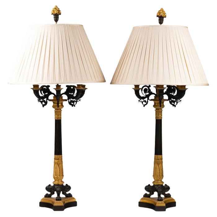 Gilt Table Lamps