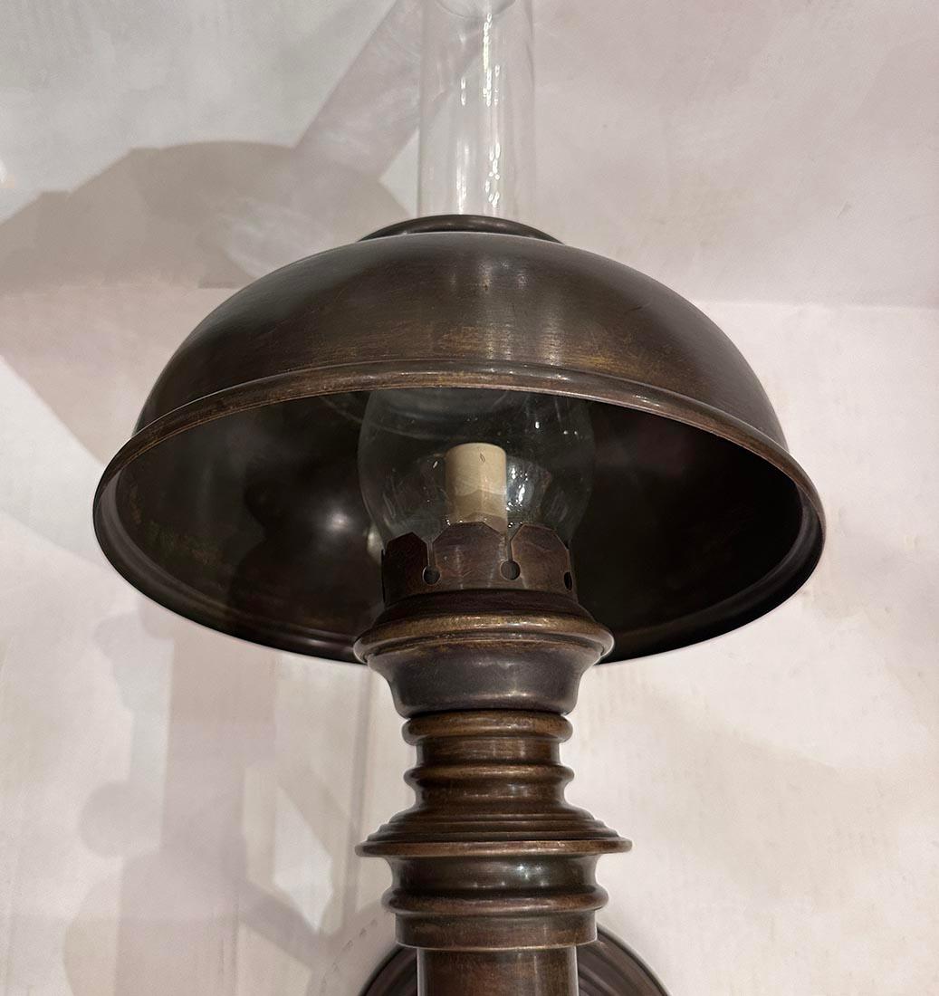 Pair of Large English Nautical Sconces In Good Condition For Sale In New York, NY