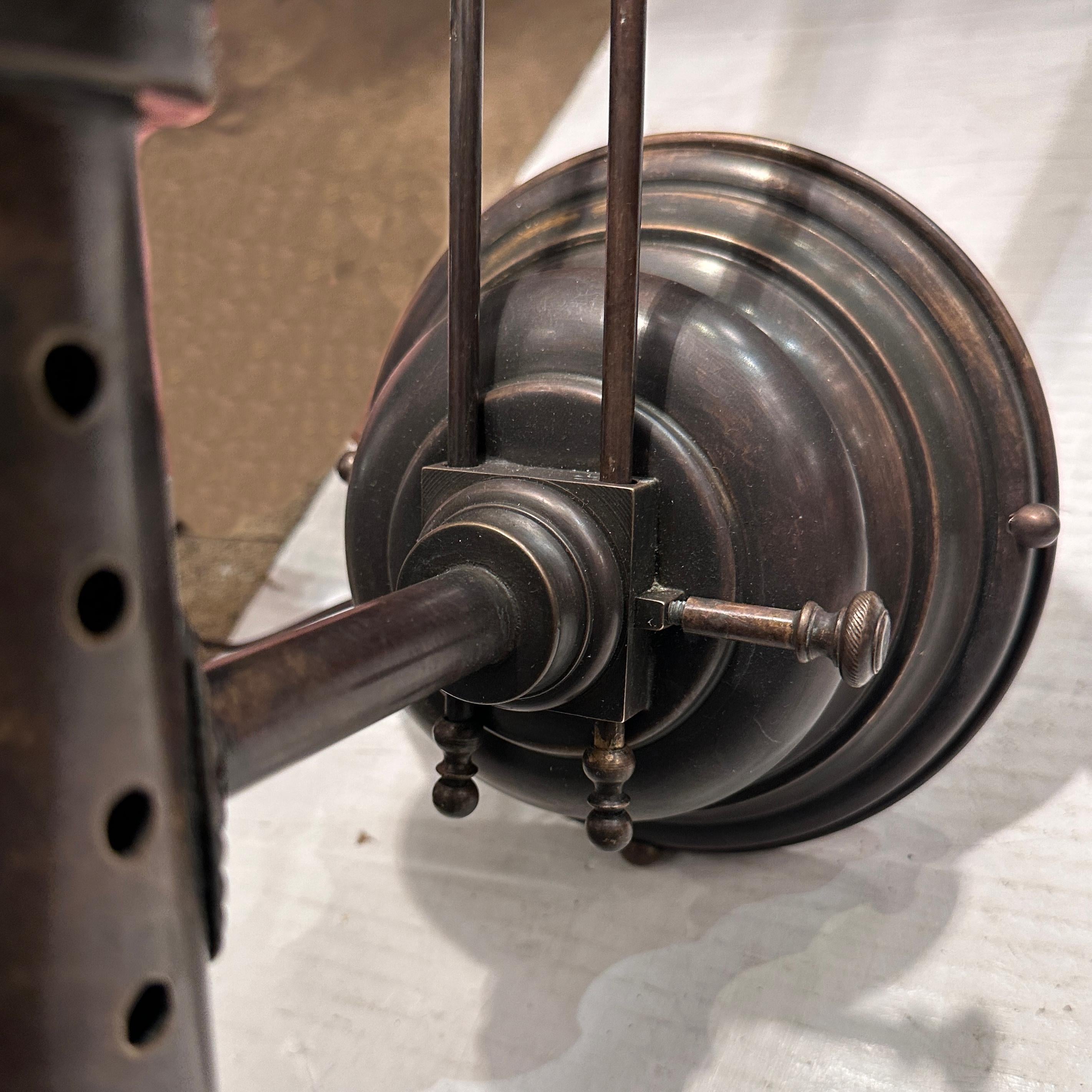 20th Century Pair of Large English Nautical Sconces For Sale