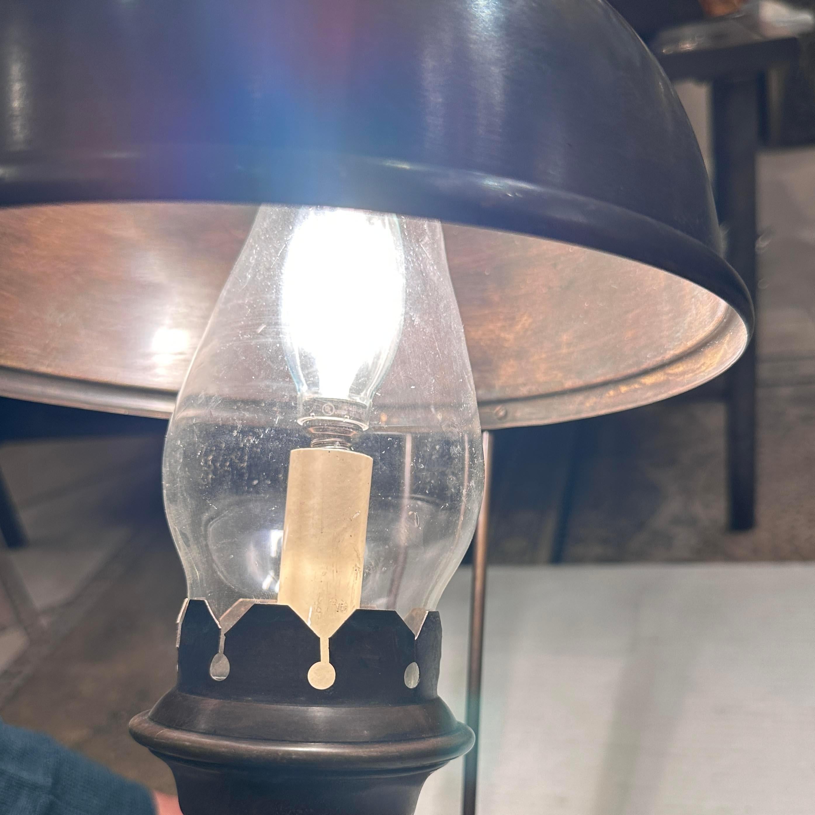 Metal Pair of Large English Nautical Sconces For Sale