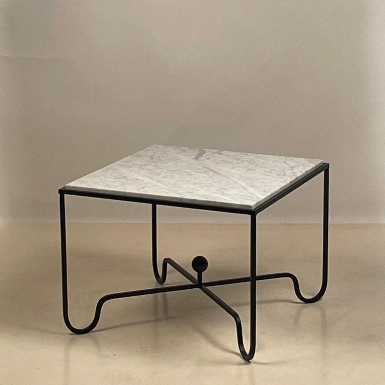 Pair of Large 'Entretoise' Marble Side Tables by Design Frères In New Condition For Sale In Los Angeles, CA