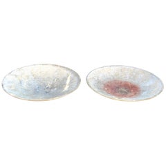 Pair of Large Eternit Saucer Planters Designed by Willy Guhl