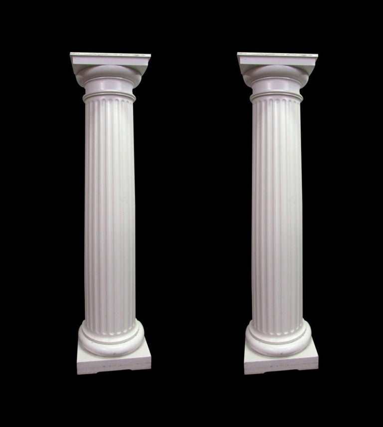 Very good quality salvaged 3/4 columns. These have an open back to be mounted against a wall. Priced per pair. Several pairs available at time of posting. This can be seen at our 400 Gilligan St location in Scranton, PA.